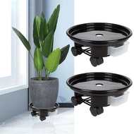 Local Seller Flower Pot Tray Holder Plant Pallet Caddy Plant Stand Plant Pot with Wheels and Water Pan