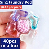 MR.ING 5 in 1 Laundry Pod Detergent Capsule Anti Bacterial (80pcs)