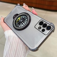 For Samsung Galaxy A05 A05S A15 A25 A35 A55 F05 M05 F14 M14 4G 5G Phone Case Suction Ultra-thin ice 