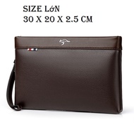 Ví Cầm Tay Nam Đẹp Da PU Cao Cấp - Bóp da cầm tay nam - Ví da cầm tay nam thời trang