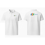 Short-Sleeved Polo Shirt 1 Pattern FPT Telecom Unisex Simple Style Fashion For Work Soft And Comfort