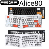 【Worth-Buy】 Feker Alice80 Wireless Bluetooth Keyboard Mechanical Hot Swap South Led Via Rgb Ligting Gaming Ergonomic Mechanical Keyboard