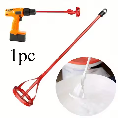 1pc Mud Mixer, Paint Stirrer for Drill, Paint Mixer for Drill, Drill Mixer Attachment, Paint Mixer D