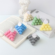 4x4 Pyramid Bubble Ball Smokeless Scented Candles Home Living Room Birthday Party Gifts Creative Pur