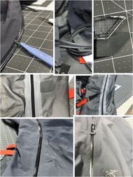 OUTDOOR GEAR REPAIR SERVICES gore-tex arcteryx 防水衣物維修補修