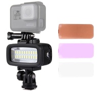 實體店鋪/SF(🈹🈹🈹限今日特價$258)PULUZ 20 LED dive 40m Waterproof IPX8 Diving Light with Reder Filters for GoPro