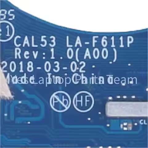 LA-F611P For DELL G3 3579 3779 Notebook Mainboard i5 i7 8th Gen GTX1050 4G Laptop Motherboard Full T