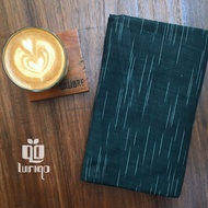 Green Drizzle Striated Bottle