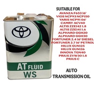 TOYOTA AUTO OIL WS 4LITER