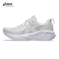ASICS Men NOVABLAST 5 Running Shoes in White/Piedmont Grey