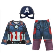 3D Captain Iron man.Spider-Man.batman.hulk costume for kids 2-9yrs