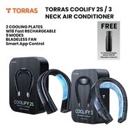 TORRAS Coolify 2 / 2s / 3 - 5000 mAh Wearable Air Conditioner / Portable 9 Modes Bladeless Fan Cool 