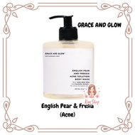 Grace and Glow English Pear Freesia Acne Solution Body Wash