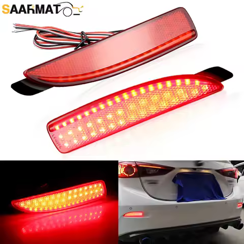 2pcs For Mazda 2 DY 3 Axela BK5P BKEP BK3P Axela BM 5 CR19 6 Atenza GJ OEM: D350-51-5M0E Car Rear Bu