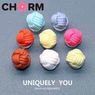 JJBXC Colorful Three-Dimensional Braided Ball Tether Decor for Clog Sandals