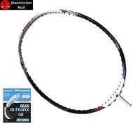 Apacs Commander 60 White Black【Install with String】Yonex BG66 Ultimax(Original) Badminton Racket (1pcs)