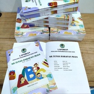 B5 REPORT 28 pages for KB PAud TK B SIZE B5 KTSP curriculum