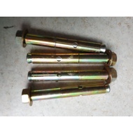 Dynabolt concrete bolts 10x77 units, wowo brand, price per piece