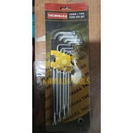 L Key Set Torx Type/ Star L Key 9pcs Torx Temper Yokhama