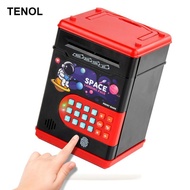 [TENOL] ATM Box Can with Kids ATM Machine Electronic Money Saving Box for Girls Age 3+