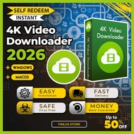 [SELF REDEEM] 4K Video Downloader Plus Pro Latest 2026 Lifetime For Win & McOS
