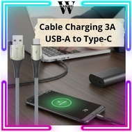 WM Cable Celebrat CB-25-A-C USB Type C 3A Fast Charging Cable Length FlexibleYANG