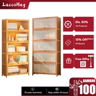 LaccoHug Bamboo Rattan Acrylic 3/4/5 Layers Bookshelf 书柜