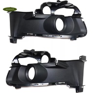 Front Bumper Fog Light Cover Foglamp Grille Headlight Frame for   2015 - 2017 FR3Z17E811AA FR3Z17E81