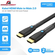 VENTION AAMBL HDMI Cable Male to Male 2.0 UHD 4K FHD 60Hz 10 Meter 10M Gold Plated For Structure Cab