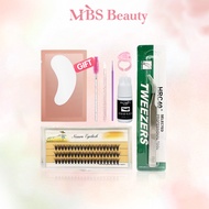 [with gift]20D Melt Hair Grafting Extension False Eyelash Individual C Curl Extension Eyelash Set