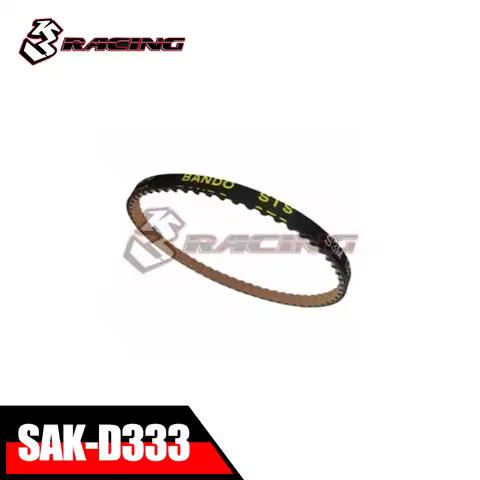3RACING Parts Low Friction Rear Belt 183(Japan) SAK-D333 for Sakura D6 S 1/10 RC Model Car Drift Rac