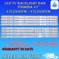 47L2400VM  47L5400VM Toshiba 47'' inch LED TV Backlight / Lampu TV 47L2400  47L5400