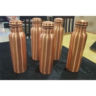 Pure Copper Water Bottle - Botol Air Tembaga - 600ml Capacity