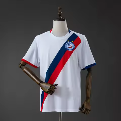 2026 New Bahia 3D Printed Football Jersey Men Summer Sports Outdoors T-shirt Breathable Quick Drying