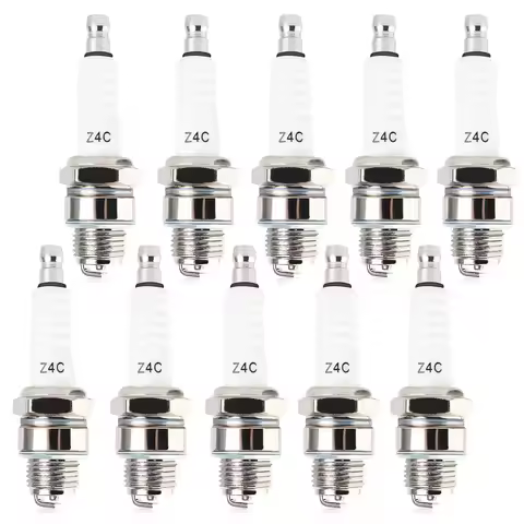 10pcs Spark Plug Z4C for 49cc 50cc 66cc 70cc 80cc 2-Stroke Engine Yamaha JOG50 90 ZX50 DIO50 Suzuki 