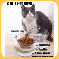 Japanese Style Cat Bowl Pet Bowl Cat Food Bowl Pet Feeding Bowl Water Mangkuk Kucing Mangkuk Air Kuc