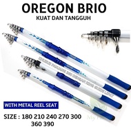 Oregon Brio 180 Telescopic Surf Antenna Fishing Rod Carbon Material Action Medium Fishing Rod For Fishing River Ponds Sea Sands Lightweight Super Strong Free Shipping Quality