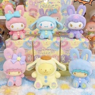 Sanrio Bunny Series Buta Kotak Anjing kayu manis jed Kulomi Meretti kit garaj hiasan meja Doll Girl 