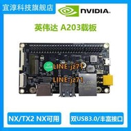 NVIDIA英偉達jetson nano/xavier NX/TX2 NX開發板載板A203拓展板