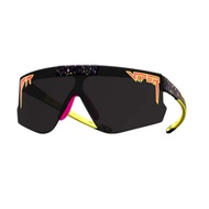 Pit viper style 100% UV400 one piece retro sunglasses cycling sport glasses