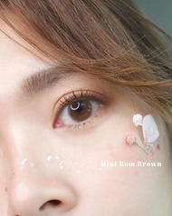 🔥 คอนแทคเลนส์ ✨ขนาดมินิ ✨Brown ✨Mini Bom (kittykawaii)