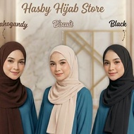 (HAURA PHASMINA) PASHMINA VISCOSE BAMBOO GRADE a+ BY HASBY HIJAB/PASHMINA VISCOSE SHAWL