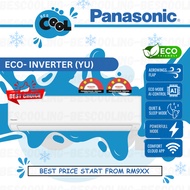 Panasonic Aircond Eco Inverter YU Series (AKH-1) (1hp/1.5hp/2hp/2.5hp/3hp)