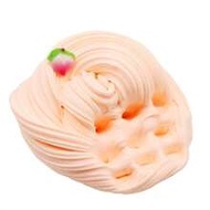 1pc 200ml Peach Scented Crystal Slime, Stretchy Butter Slime - Stress Relief Toy [Random Accessories