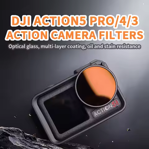 Suitable for DJI Lingmou Action5 Pro/4/3 Filter Motion Camera UV Protection CPL Polarizer ND Dimming