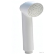 2306 Wide White Shower Head 6.5cm. 1 Function