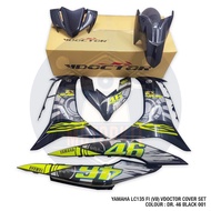 YAMAHA LC135 FI 135LC V8 DOCTOR SPECIAL COLOR BODY COVER SET STICKER TANAM SPOON MX MONSTER CREAMY