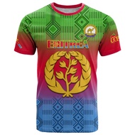 New Oversized Eritrean National Flag Tee Men Women Sports Casual Football Uniform Tops