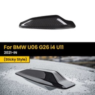 Real Dry Carbon Fiber Antenna Trim Sticky for BMW U06 G26 i4 U11 Sticky Style 1Pcs/Piece