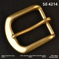 Khóa Đai Da Nam Đồng Thau Không Sắt Nguyên Chất có Ghim và Khóa Ngày